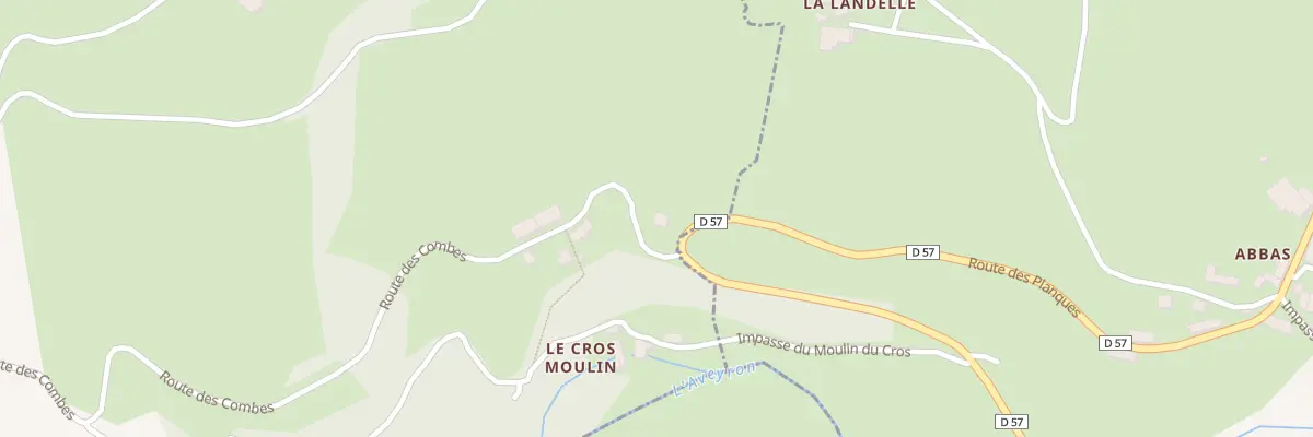 Plan du 5333 Les Combes à Clairvaux-d’Aveyron