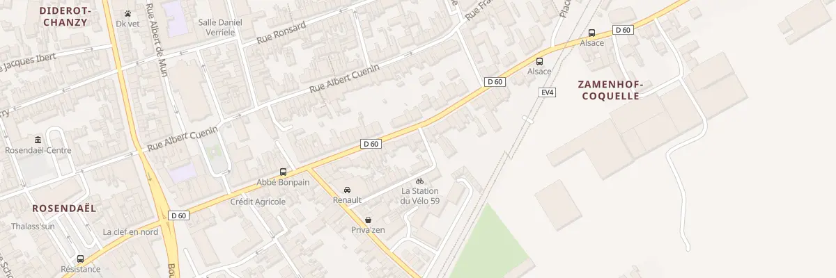 Plan du 90 Rue Paul Machy à Dunkerque