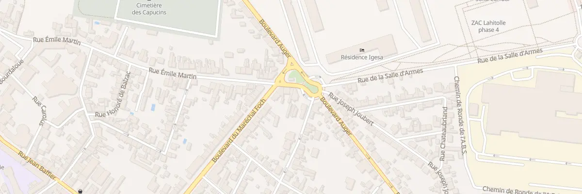 Plan du 118 Rue Emile Martin à Bourges