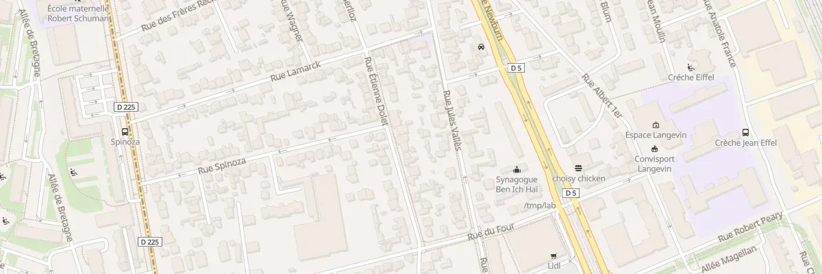 Plan du 19 Rue Etienne Dolet à Choisy-le-Roi