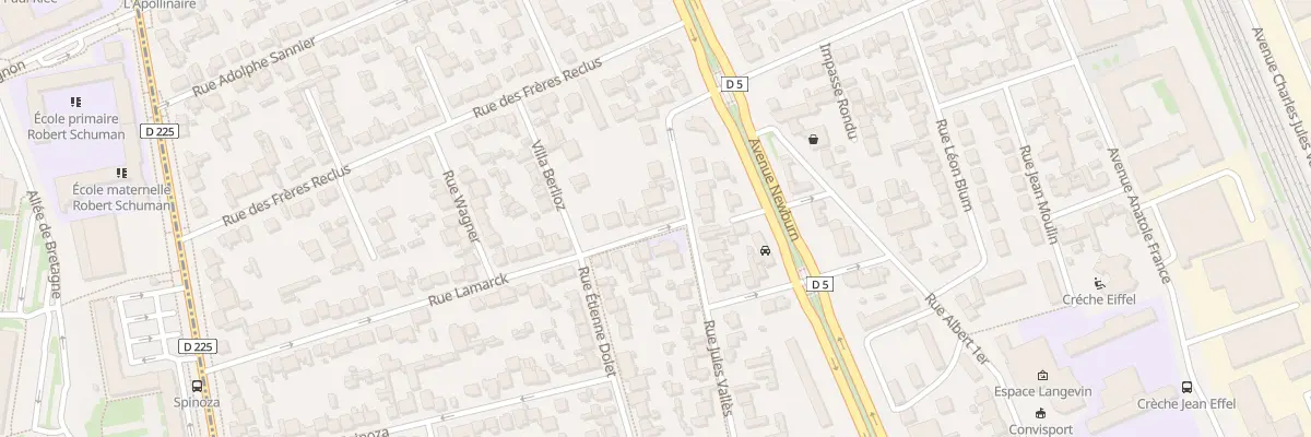 Plan du 4 Rue Lamarck à Choisy-le-Roi