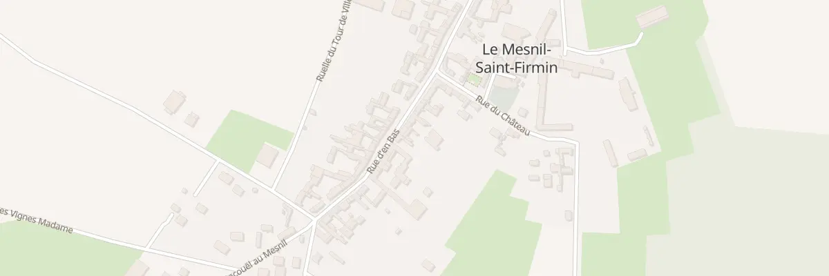 Plan du 46 Rue d’En Bas au Mesnil-Saint-Firmin