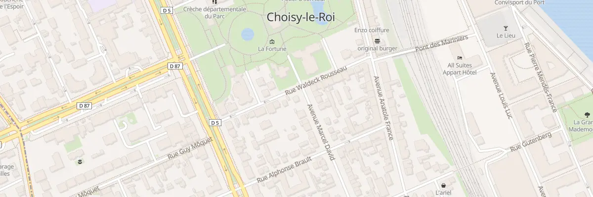 Plan du 17 Rue Waldeck Rousseau à Choisy-le-Roi