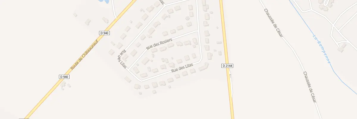Plan du 25 Rue des Lilas à Levet