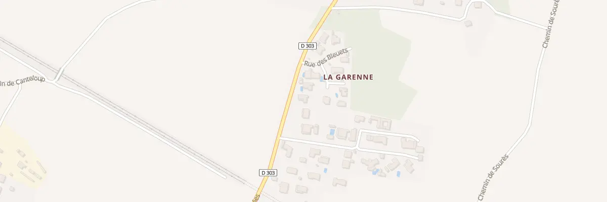 Plan du 4 Rue des Acacias à Berriac