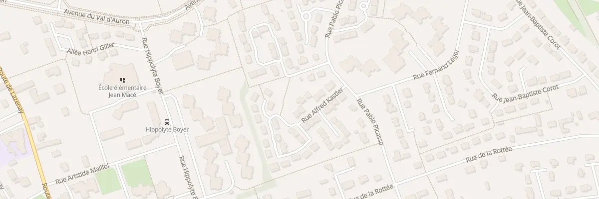 Plan du 10 Rue Alfred Kastler à Bourges