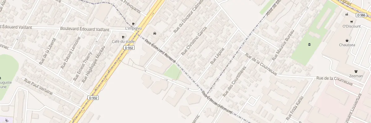 Plan du 33 Rue Christino Garcia à La Courneuve
