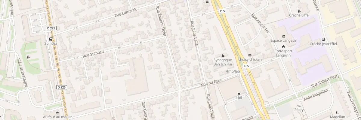 Plan du 29 Rue Etienne Dolet à Choisy-le-Roi