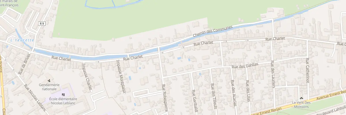 Plan du 84 Rue Charlet à Bourges