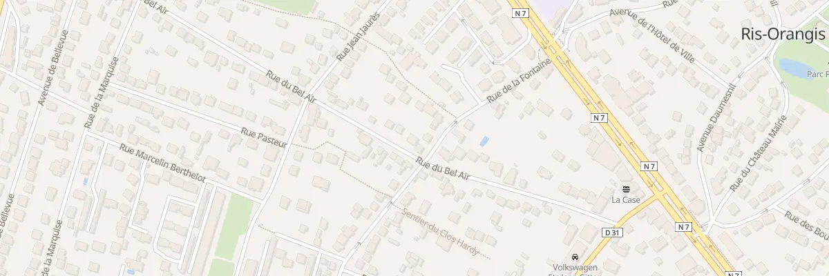 Plan du 32 Rue du Bel Air à Ris-Orangis