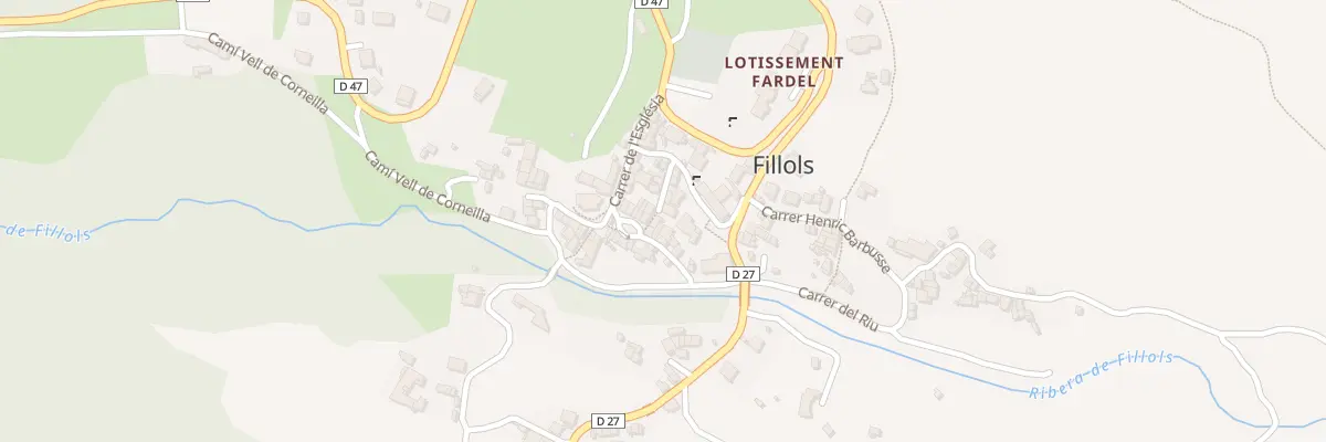 Plan du 5001F Rue des Escales à Fillols
