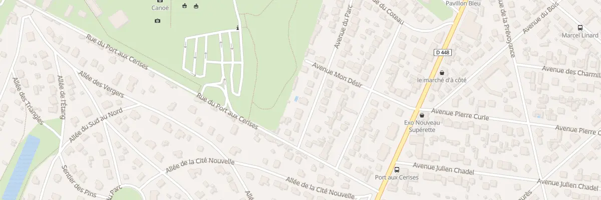 Plan du 5 Av du Parc à Draveil