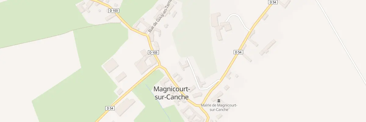 Plan du 58 Imp de l’Eglise à Magnicourt-sur-Canche