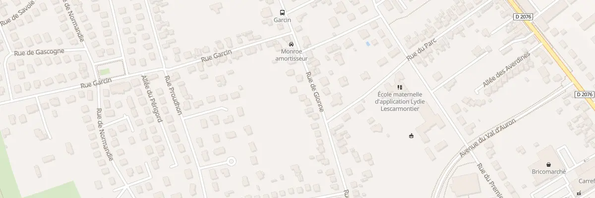 Plan du 78B Rue de Gionne à Bourges