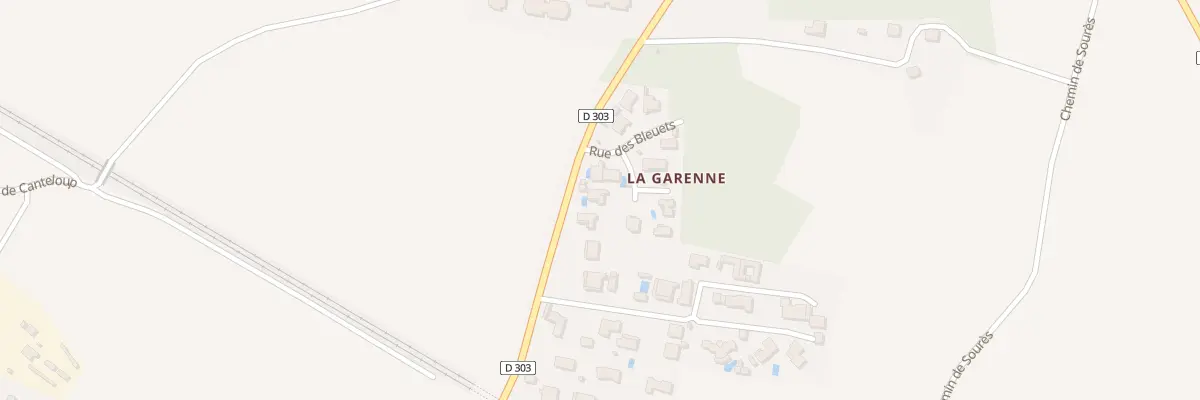 Plan du 2 Rue des Acacias à Berriac