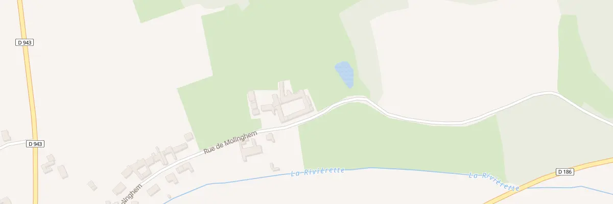 Plan du 325 Rue de Molinghem à Mazinghem