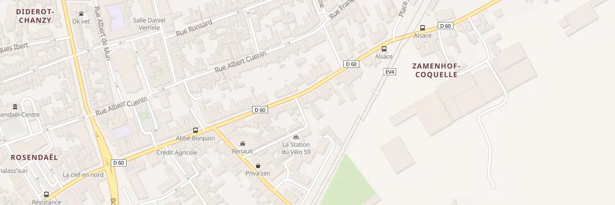 Plan du 94 Rue Paul Machy à Dunkerque