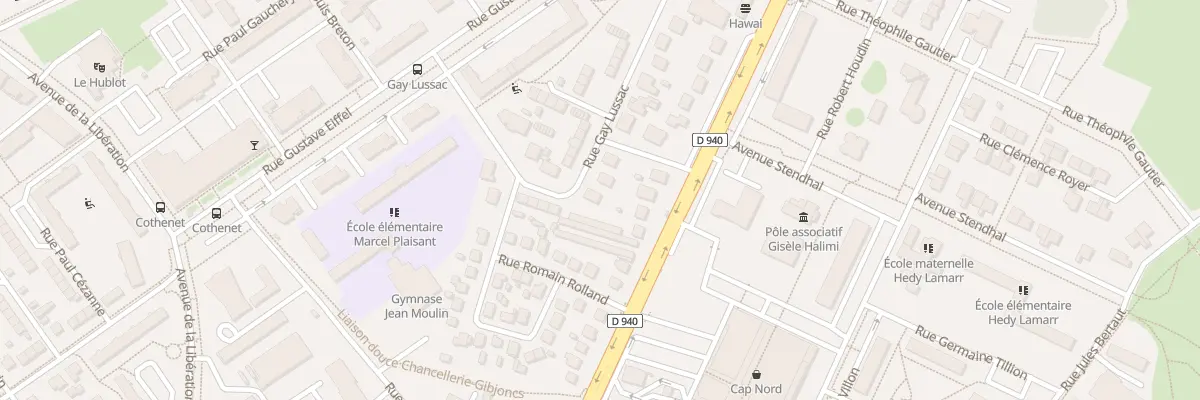 Plan du 28 Rue Gay-Lussac à Bourges