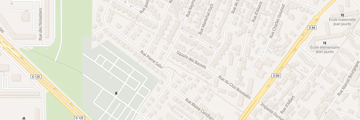 Plan du 8 Sq des Bauves à Garges-lès-Gonesse