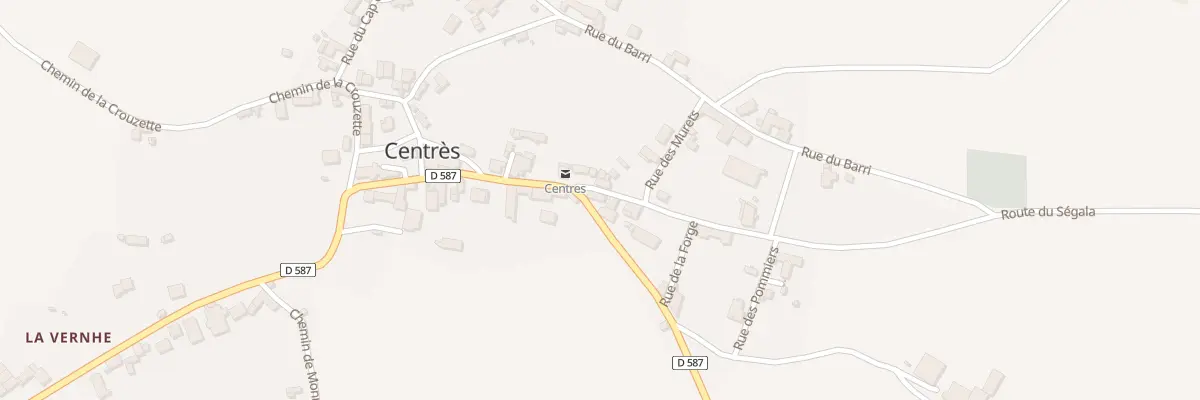 Plan du 5343 Centres à Centrès