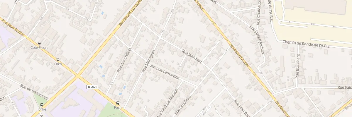 Plan du 22 Rue Jean Bart à Bourges
