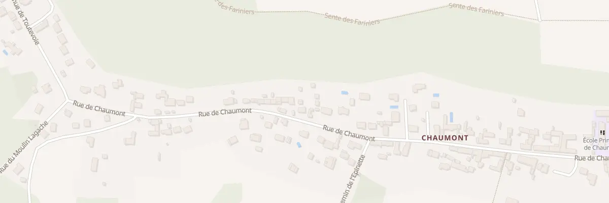 Plan du 54 Rue de Chaumont à Gouvieux