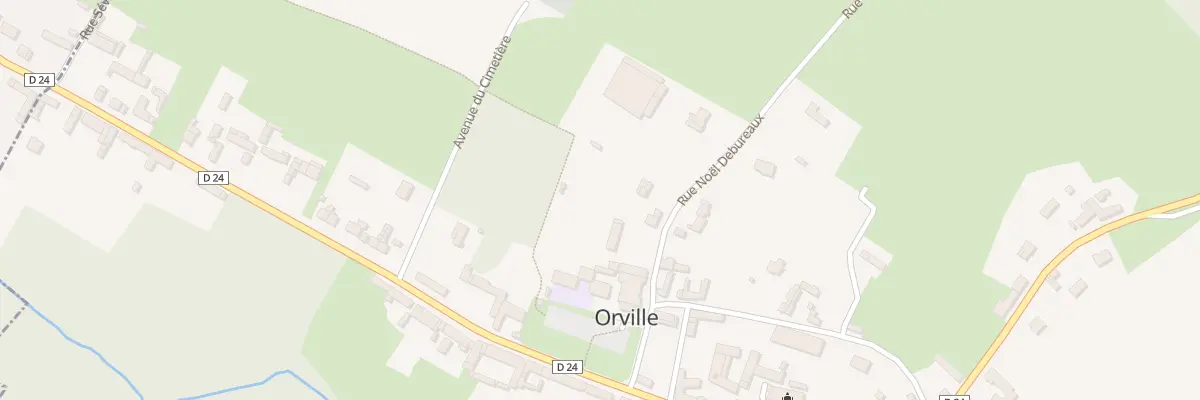 Plan du 5 Rue Noël Debureaux à Orville