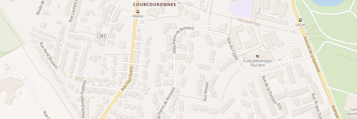 Plan du 23 All Ronsard à Évry-Courcouronnes