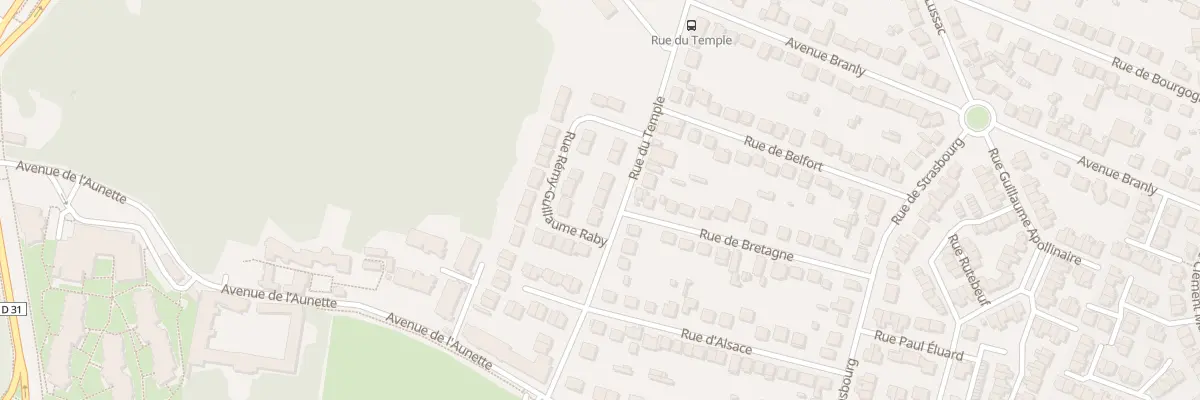 Plan du 100 Rue du Temple à Ris-Orangis