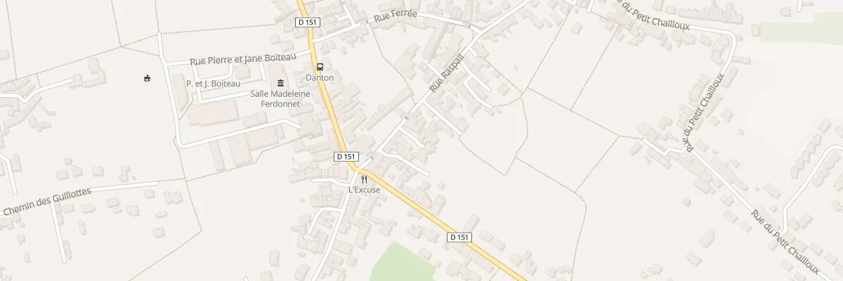 Plan du 18 Rue Raspail à Bourges