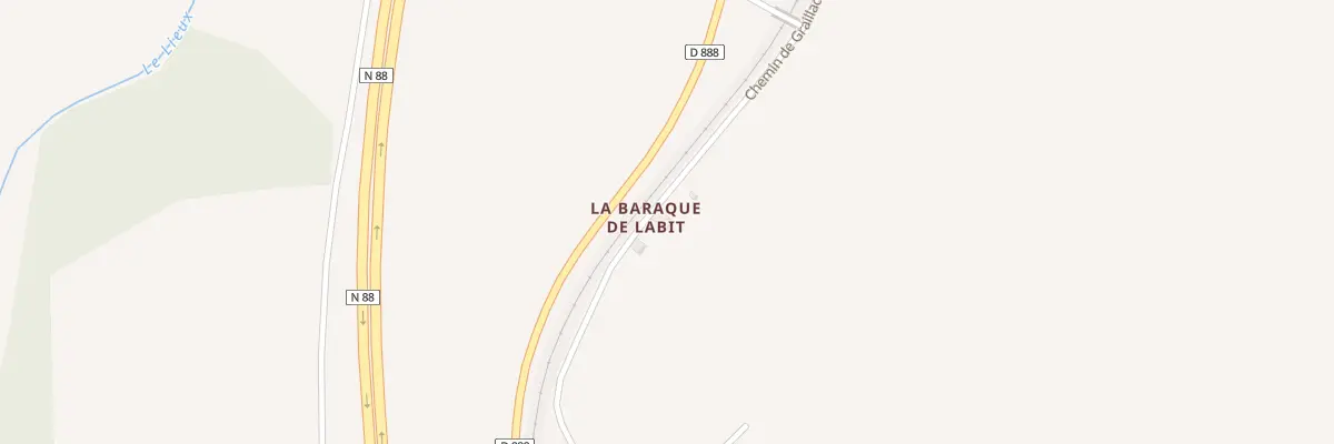 Plan du 5145 La Barraque de Labit à Quins