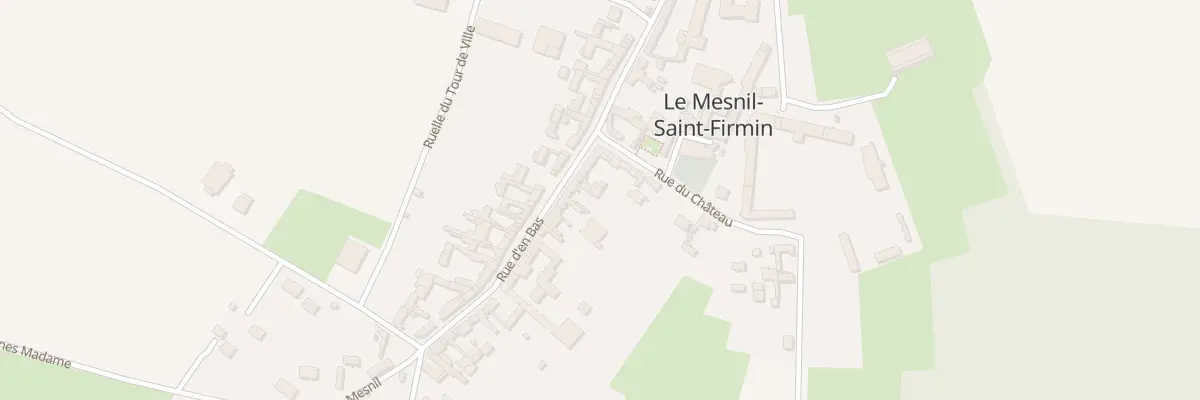 Plan du 40 Rue d’En Bas au Mesnil-Saint-Firmin