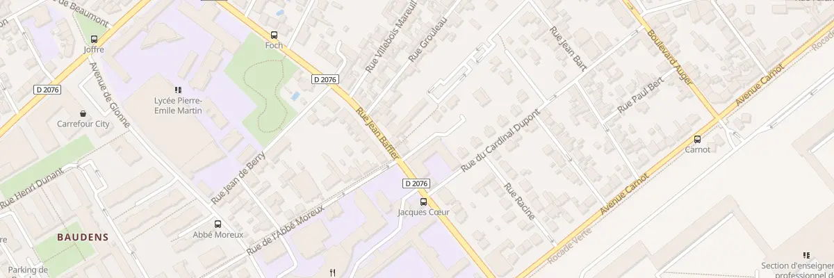 Plan du 133 Rue Jean Baffier à Bourges