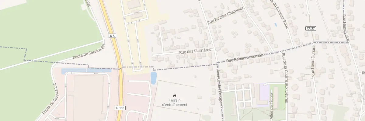 Plan du 7 Rue des Pierrières à Villeneuve-le-Roi
