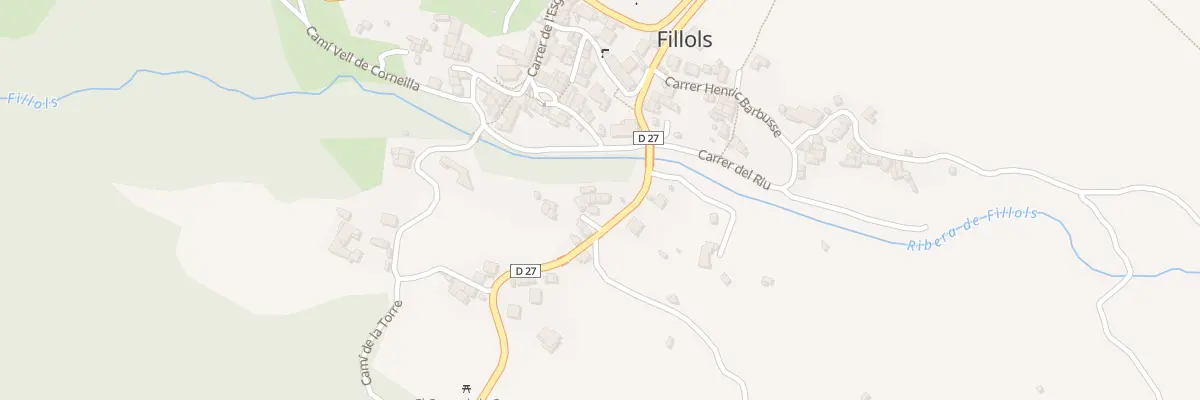 Plan du 98 Le Village à Fillols