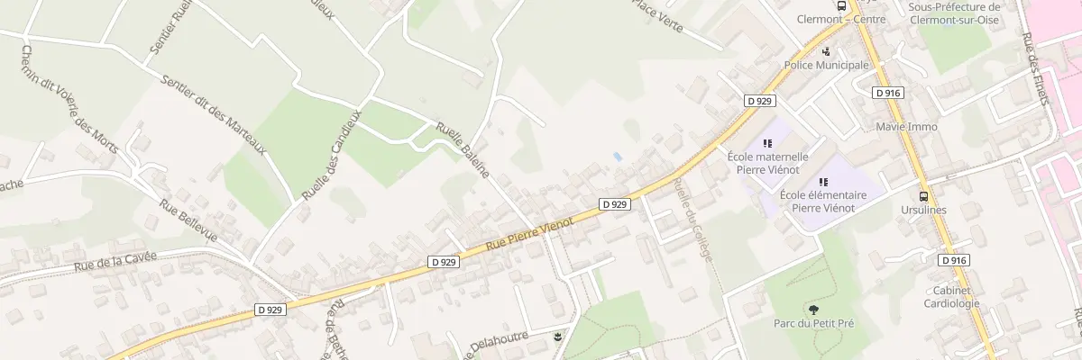 Plan du 50 Rue Pierre Viénot à Clermont