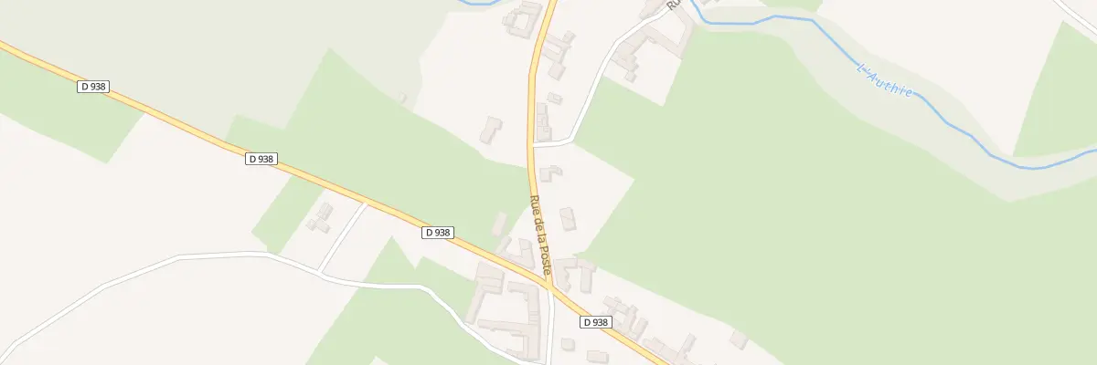 Plan du 25 Rue de la Poste à Orville