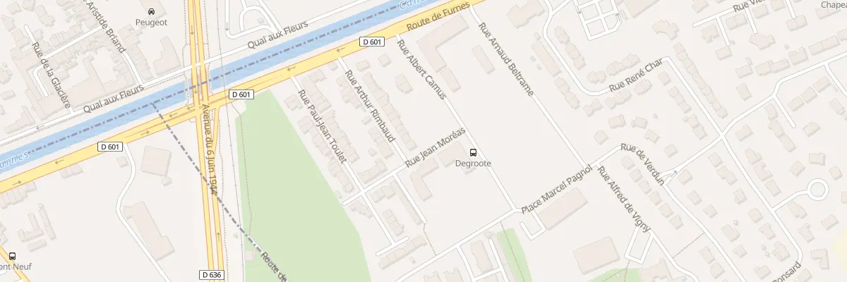 Plan du 24 Rue A Rimbaud à Téteghem-Coudekerque-Village