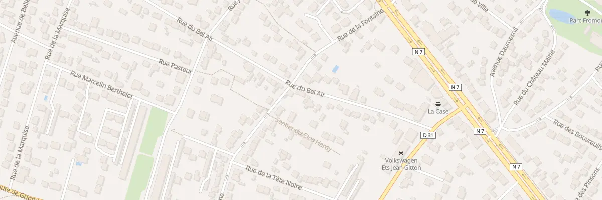 Plan du 27 Rue du Bel Air à Ris-Orangis