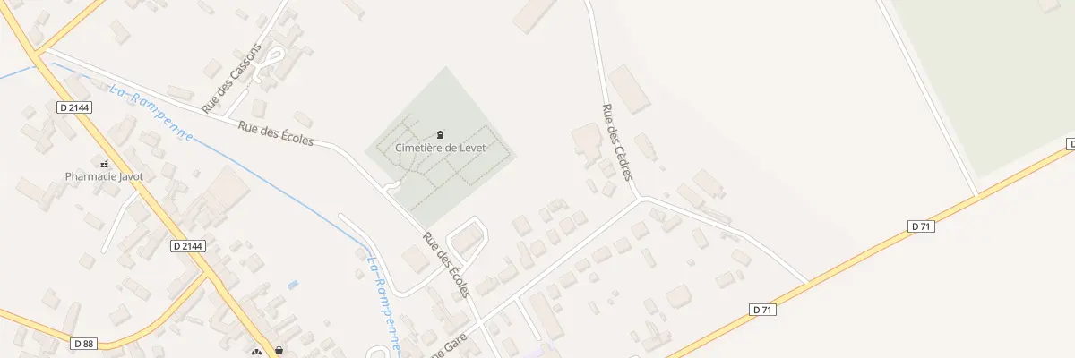 Plan du 19 Rue de l’Ancienne Gare à Levet