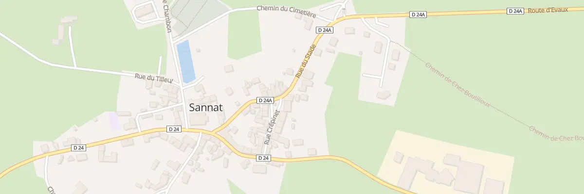 Plan du 1 Pl de la Bascule à Sannat