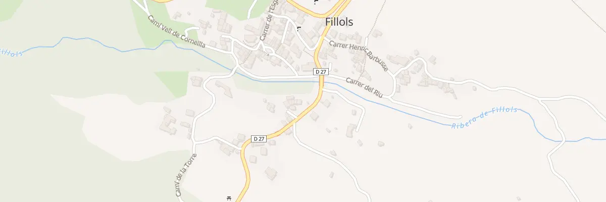 Plan du 97 Le Village à Fillols