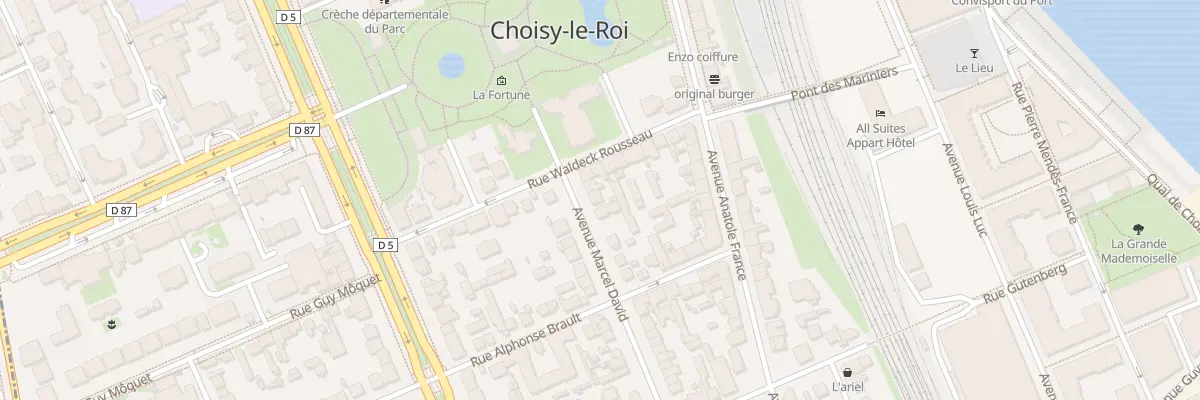 Plan du 7 Av Marcel David à Choisy-le-Roi