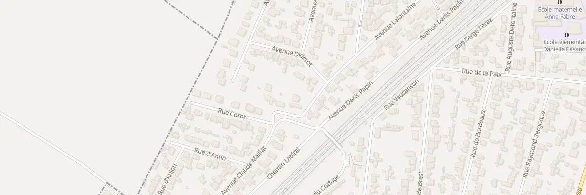 Plan du 22B Av Lafontaine à Arnouville