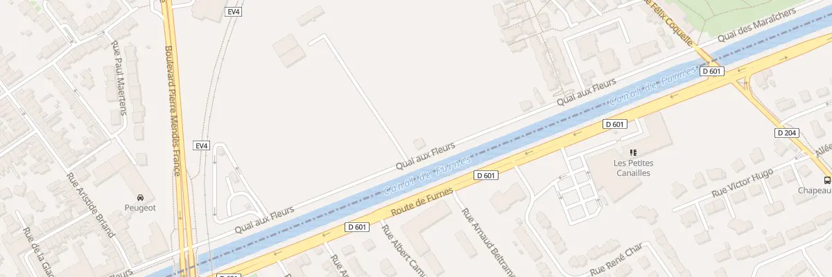 Plan du 1459 Quai aux Fleurs à Dunkerque