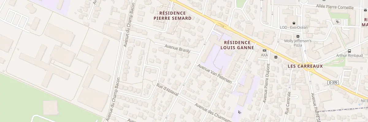 Plan du 18 Av Galliéni à Villiers-le-Bel