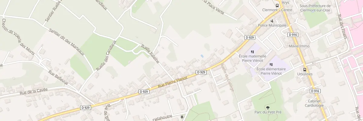 Plan du 46 Rue Pierre Viénot à Clermont