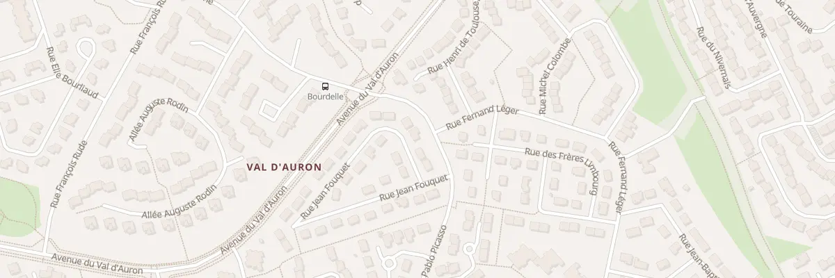 Plan du 45 Rue Jean Fouquet à Bourges