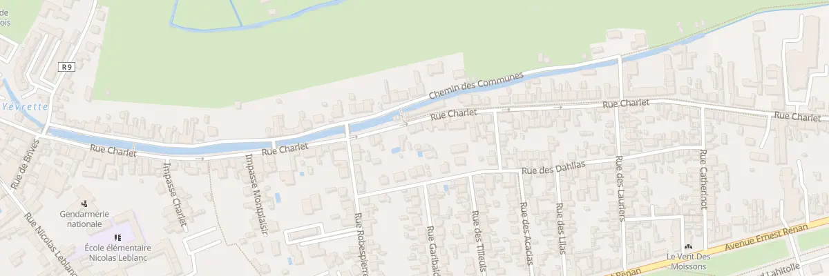 Plan du 90 Rue Charlet à Bourges
