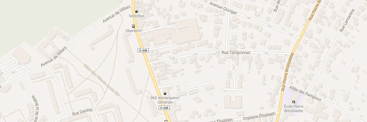 Plan du 6 Rue Tamponnet à Draveil